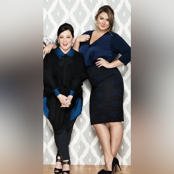 4X Melissa McCarthy Black Ponte Pencil Skirt - Picture 14 of 14